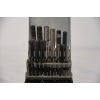 Image 2 : Vintage Fractional Drill Bit Set Housed In A Metal Storage Case