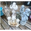 Image 1 : 6 Assorted Angel Garden Sculptures 