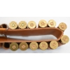 Image 3 : Leather Ammo Belt W/ Mixed 12 Gauge Ammunition