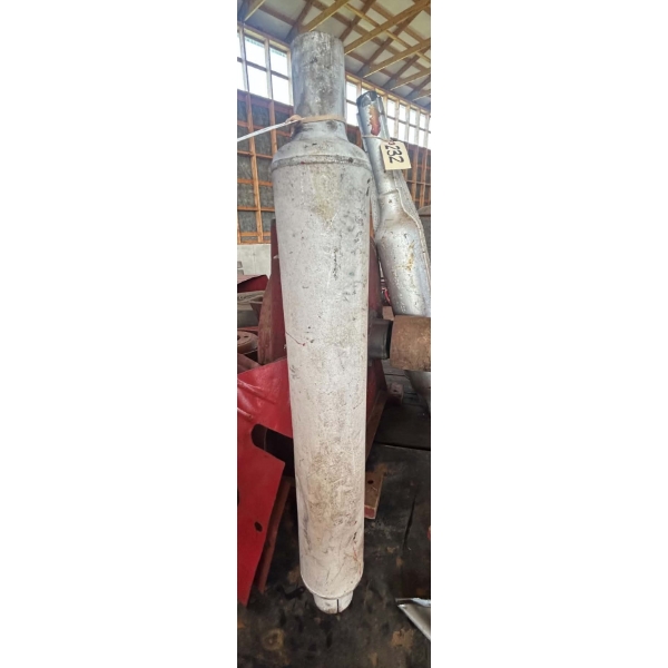 Upright Tractor Exhaust Muffler/Stack, Galvanized