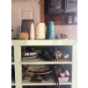 Image 3 : Shelving Unit, Vintage Sanyo Radio, Tools, Hardware & Assorted Supplies 