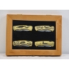 Image 1 : 4 Canadian Wildlife Federation Collector Knives In Wooden Display Case
