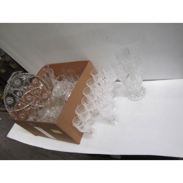CRYSTAL & GLASSES & VASE