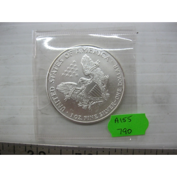 2000 U.S. 1 OZ. FINE SILVER .999 ROUND (TAX EXEMPT)