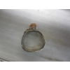 Image 4 : LADIES SILVER RING W/14KT GOLD LEAF ON SIDE, SZ 6
