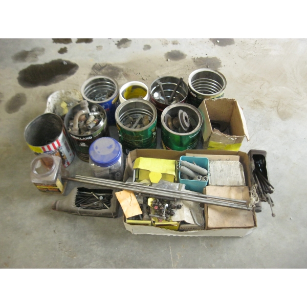 LARGE LOT OF MISC. - FITTINGS, BOLTS, ETC.