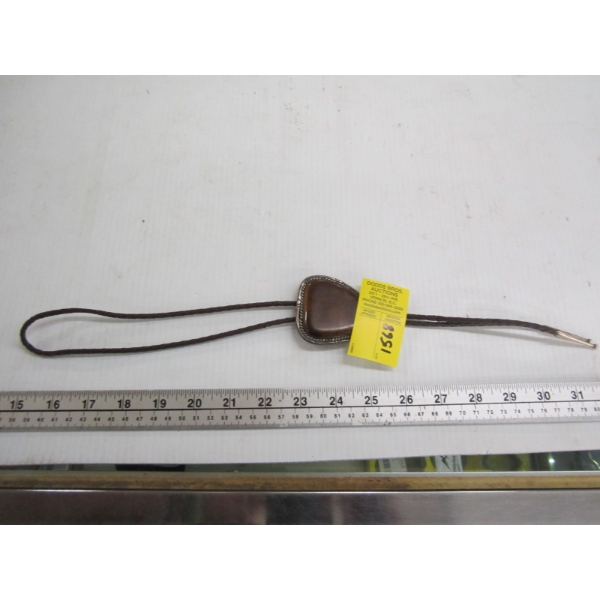 NAVAJO BOLO TIE - STERLING SILVER