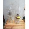 Image 1 : 2 OIL LANTERNS W/CHIMNEYS