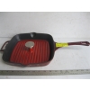 Image 1 : CAST IRON GRILLING PAN & HEAVY CAST IRON PRESS