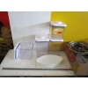 Image 2 : 2 BOXES MISC. CANNISTERS, MIXING BOWLS, ETC.