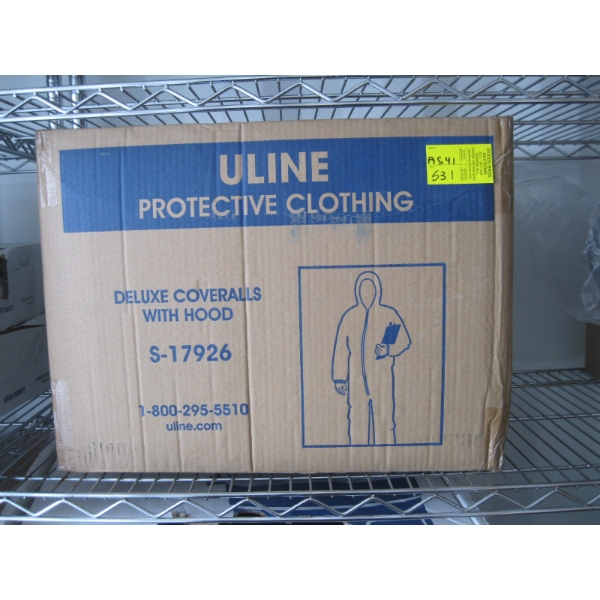 ULINE PROTECTIVE CLOTHING DELUXE COVERALLS