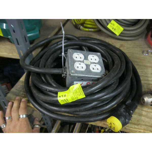 35' EXTENSION CORD W/PLUG IN BOX