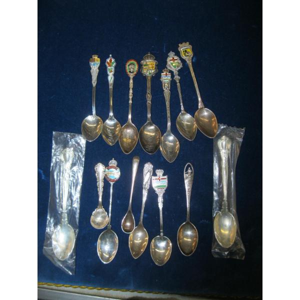 COLLECTOR SPOONS, STERLING, OVER 100G