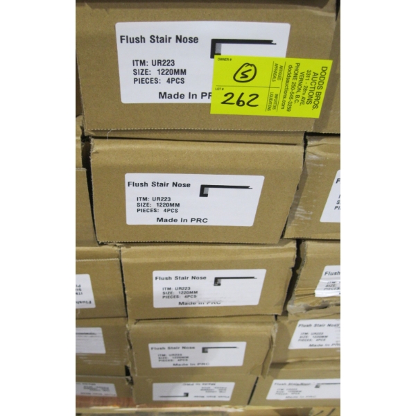 5 BOXES OF FLUSH STAIR NOSE