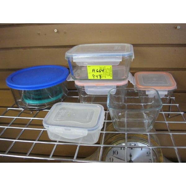 GLASS & LID CONTAINERS
