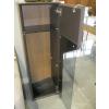 Image 3 : WOOD & GLASS DOORED CABINET