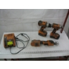 Image 1 : RIGID CORDLESS TOOL SET W/2 BATTERIES, CHARGER, DRILL IMPACT & SAWZALL