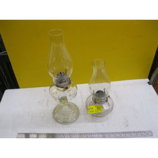 2 OIL LAMPS