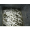 Image 5 : APPROX. 55"X55" METAL LINED PLASTIC SKIRTED FLUID STORAGE TANK W/LOWER DRAIN