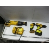 Image 1 : DEWALT 20V CORDLESS TOOL SET, RECIPROCATING SAW, DRILL, FLASHLIGHT, CHARGER, 1 BATTERY