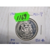 Image 3 : 6 CDN SILVER 50 CENT PIECES