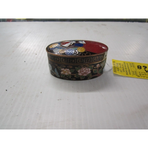 CHINESE CLOISONNE TRINKET BOX