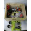 Image 2 : WOODEN CRATE W/MISC. ITEMS - CLAMP ON LIGHT, WHOLE BITS, ETC.
