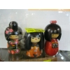 Image 1 : 3 VINTAGE KOKESHI DOLLS, SIGNED