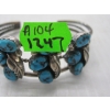 Image 3 : SILVER & TURQUOISE NAVAJO BRACELET