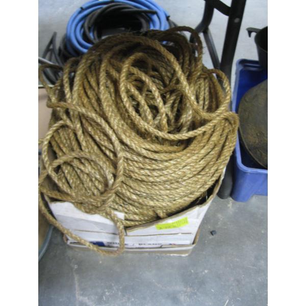 ASST. HEMP ROPE, VARIOUS SIZES