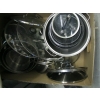 Image 2 : SET OF LAGOSTINA POTS/PANS & BOX OF ASST. ROASTING PANS, ETC.