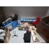 Image 2 : 2 BOXES OF MISC. SWING OUT RULER, FAN, WIRELESS SPEAKERS, ETC.