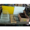 Image 2 : 2 BOXES OF SHELVING, COAT HANGERS, ETC.