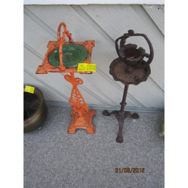 2 VINTAGE ASHTRAY STANDS
