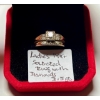 Image 1 : LADIES 14KT SOLDERED RING W/DIAMONDS, 3.5G, SZ 5 3/4