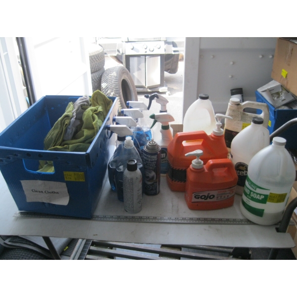 LG. LOT OF CLEANERS