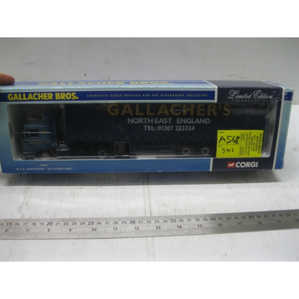 CORGI GALLAGER BROS. TRUCK IN ORIGINAL BOX, LTD. EDITION