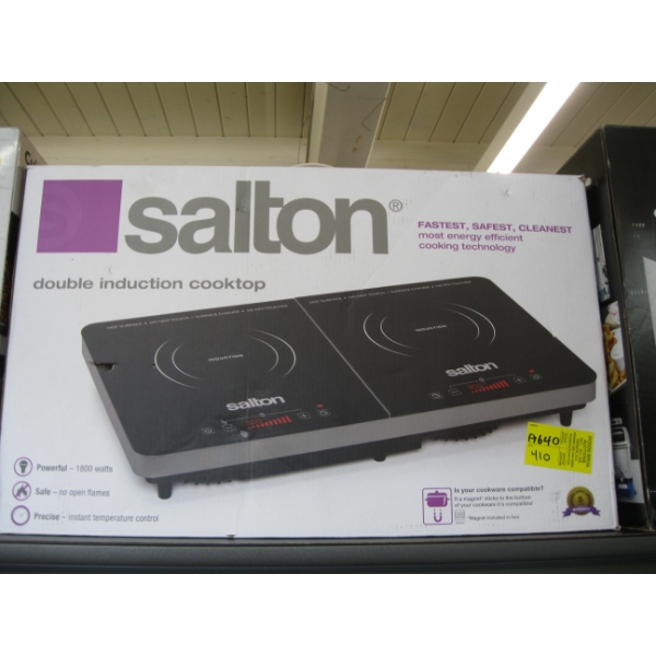 SALTON DOUBLE INDUCTION COOKTOP