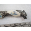 Image 2 : WOLF HANDLE KNIFE W/SHEATH
