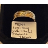 Image 1 : MENS 10KT RING W/5 SM. DIAMONDS, 4G, SZ 11