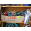 Image 1 : BOX OF MISC. HAMMERS, TAPE, TOOLS, ETC.