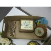 Image 4 : 2 BOXES OF MISC. CANDLES, ARTIFICIAL FLOWERS, ETC.