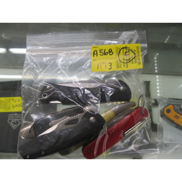 BAG OF 5 POCKETKNIVES