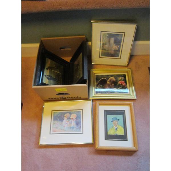 ASST. SM. FRAMED PICTURES, ETC.