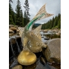 Image 1 : EXQUISITE MCM COLORFUL GLASS FISH PIECE