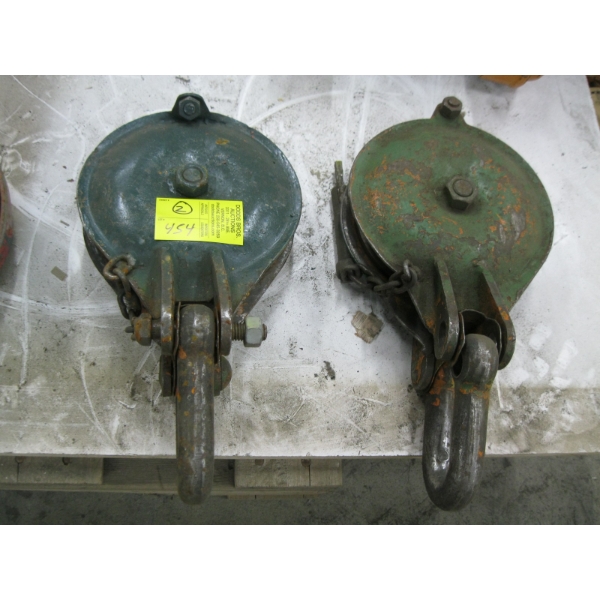 2 - 6" SNATCH BLOCK PULLEYS