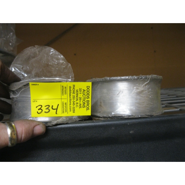 2 NEW SM. ROLLS OF ALUMINUM WELDING WIRE