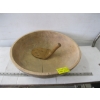 Image 1 : LG. WOODEN BREAD BOWL & WOODEN UTENSIL