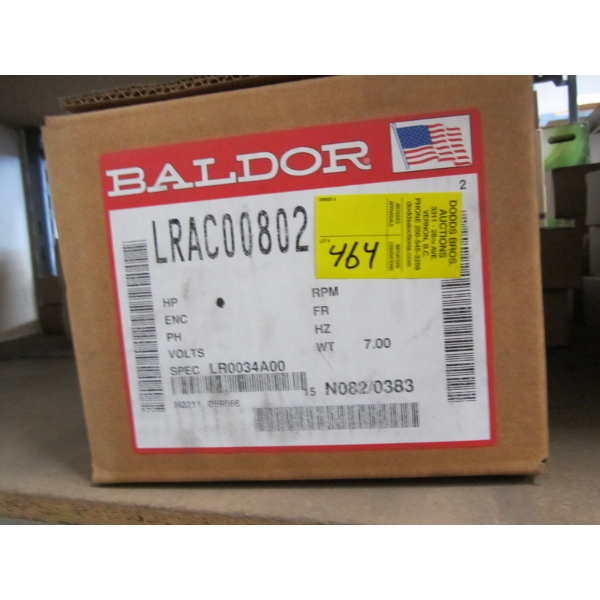 BALDOR MOTOR IN BOX