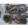 Image 4 : 2 BOXES OF MISC. TOOLS, WEED WACKER TWINE, ETC.